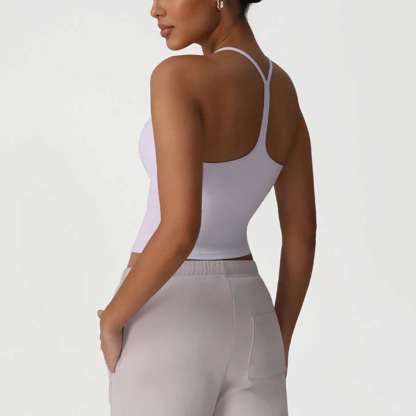 Thin Strap Yoga Tank Top Beautiful Back