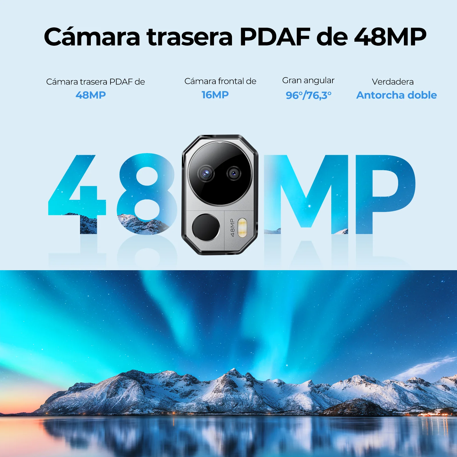 Tableta Fossibot Dt1 10.4'' Robusta De 11000mah 16gb+256gb
