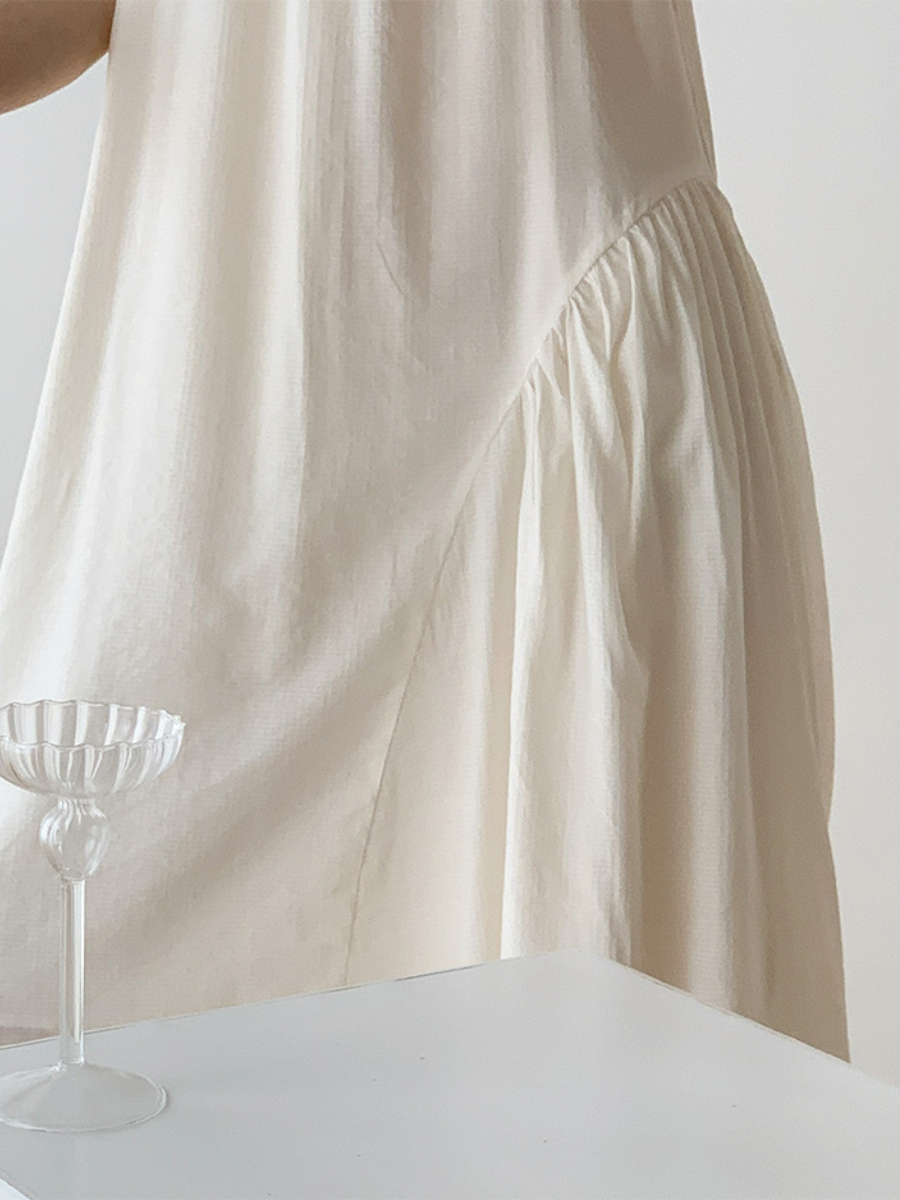 Xandya Halter Neck Ruffle Dress