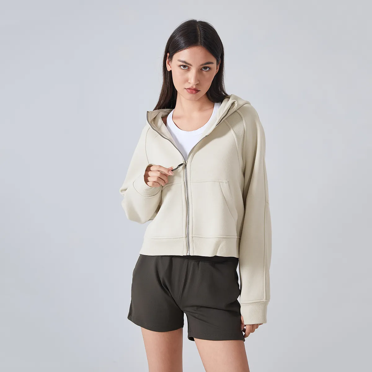 Full Zip Up Hoodie Fall Jacket