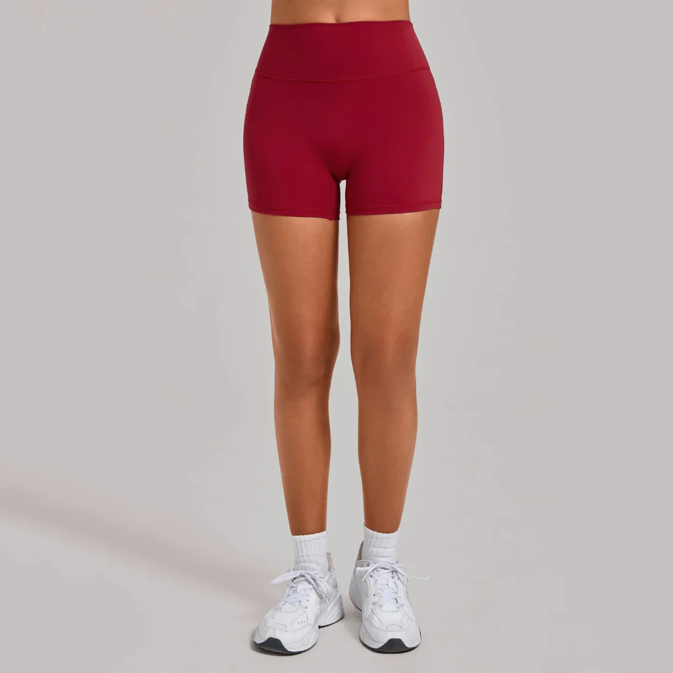 New Women's Tummy Control Yoga Fitness Shorts