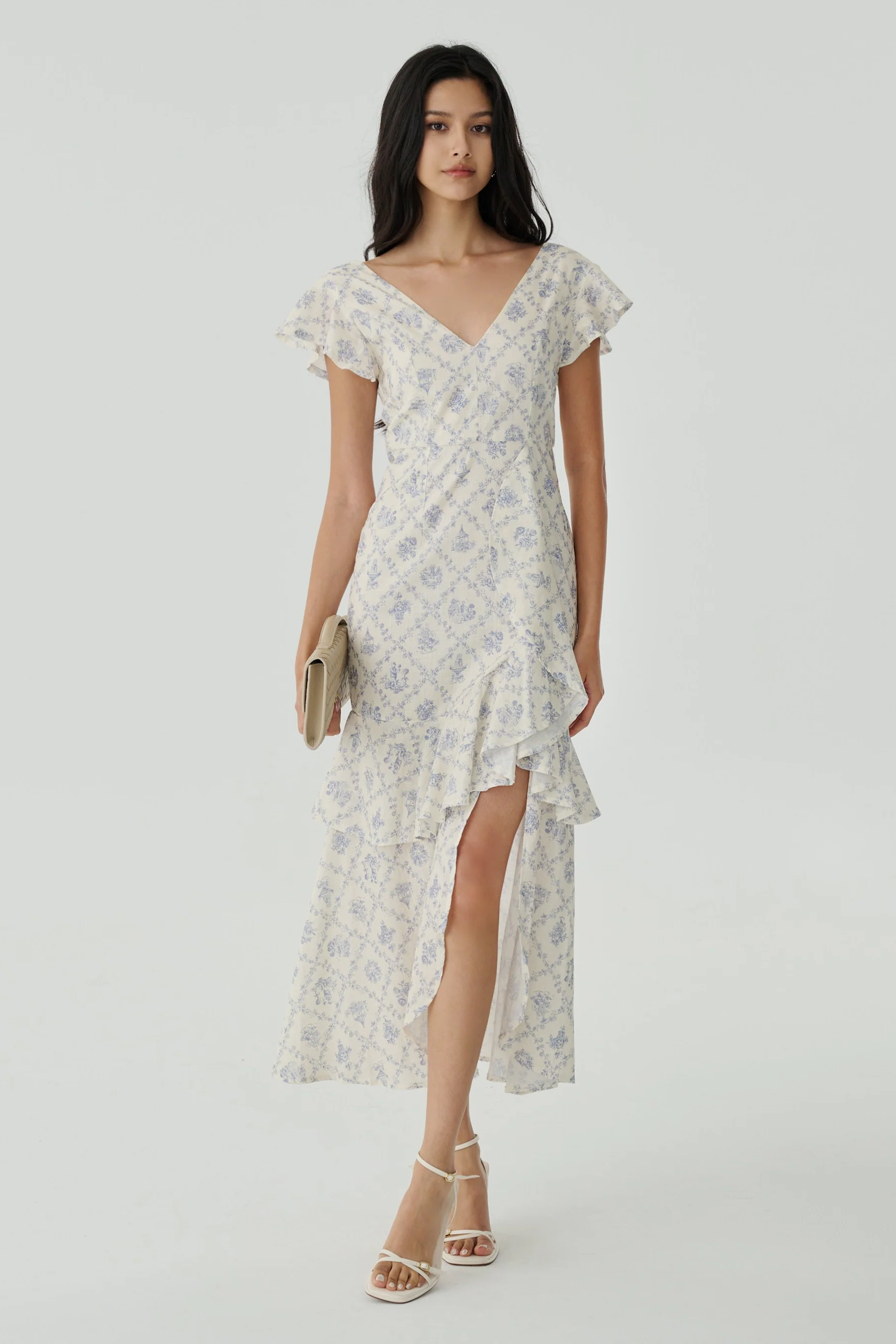 A love letter dress in floral