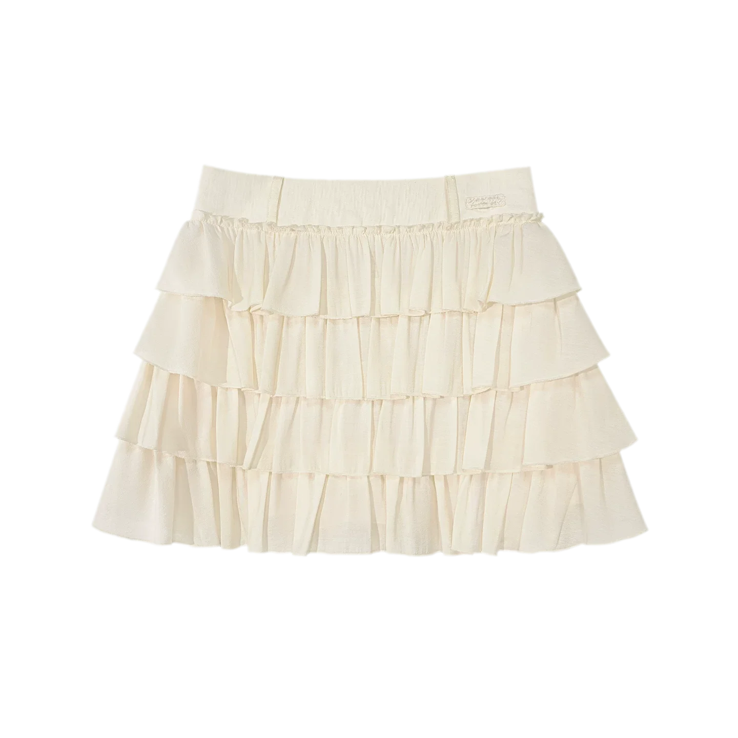 Lace Tiered A-Line Skirt