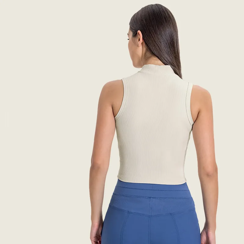Summer High Neck Tank Top DQ102
