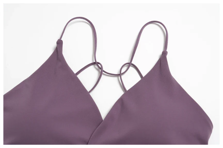 Women's V-neck Spaghetti Strap Yoga Tank Top