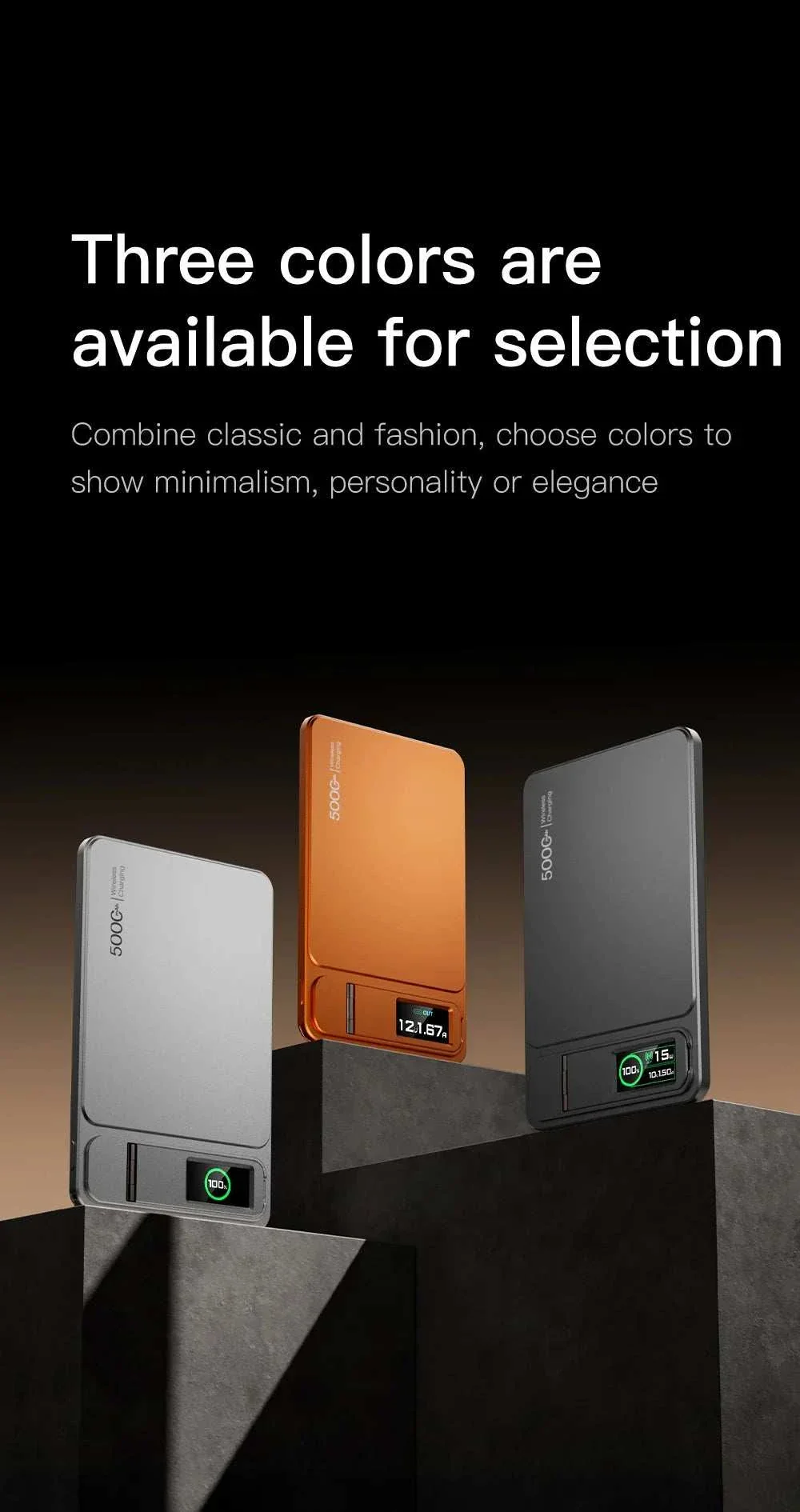 10000mAh Magnetic Wireless Power Bank – 15W MagSafe PD 20W Fast Charging