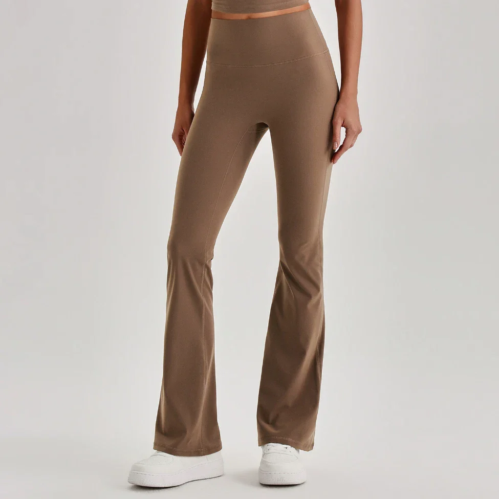 Naked-Feel High-Waisted Flared Yoga Pants
