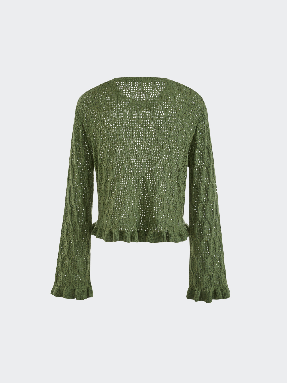 Ruffle Knit Top