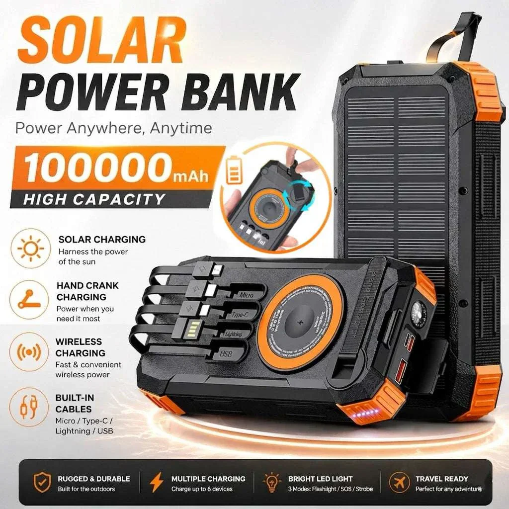 100,000mAh Rugged Outdoor Power Station