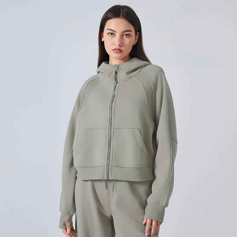 Full Zip Up Hoodie Fall Jacket