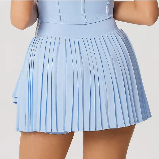 Women's High Waist Irregular Yoga Pleated Skirt CT2171