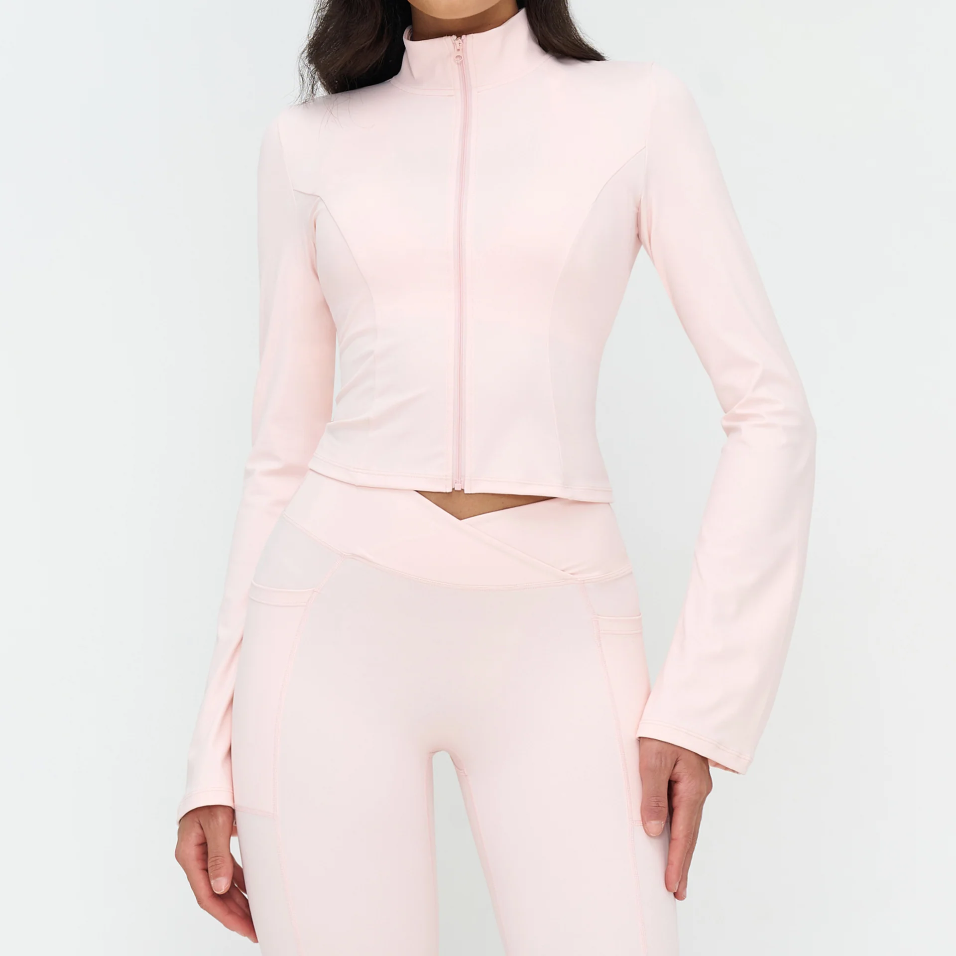 Fashion Flared Sleeves Yoga Fitness Jacket