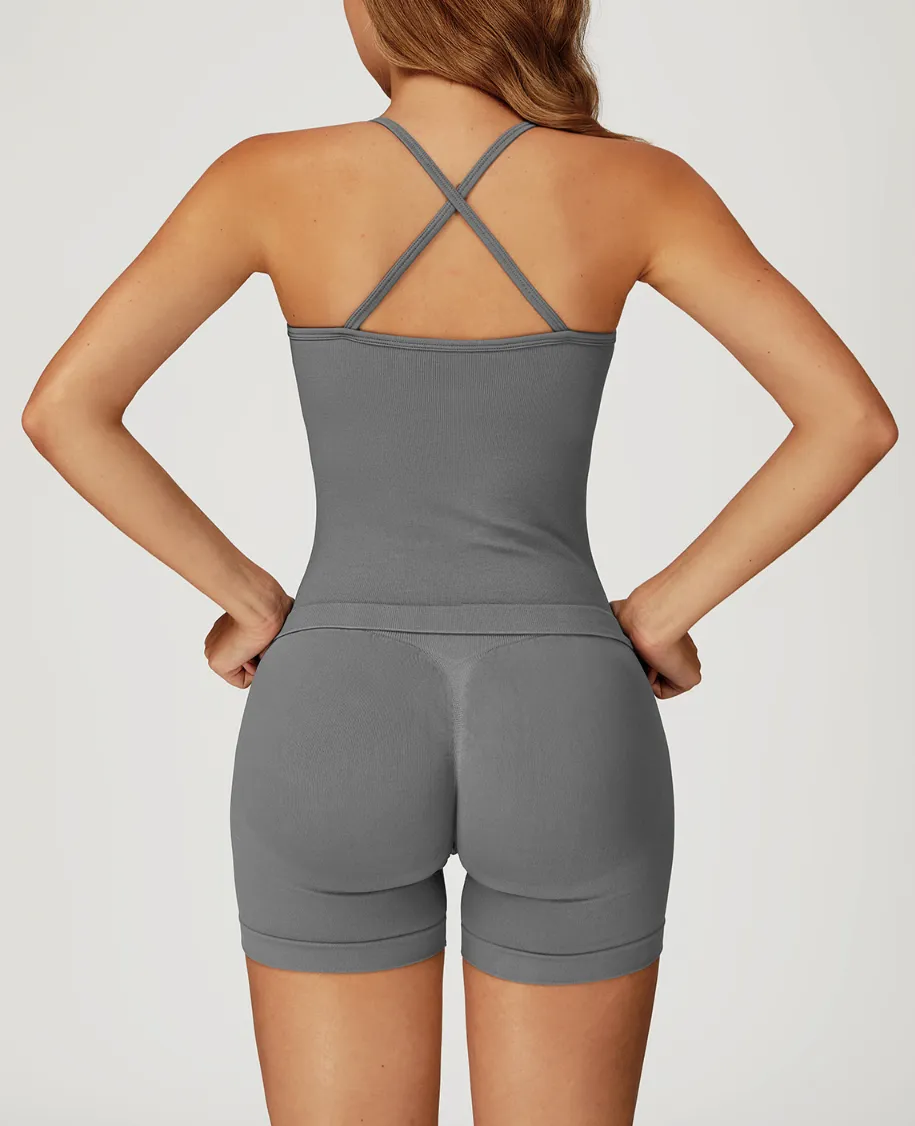 Seamless New Cross-strap Beautiful Back Yoga Vest