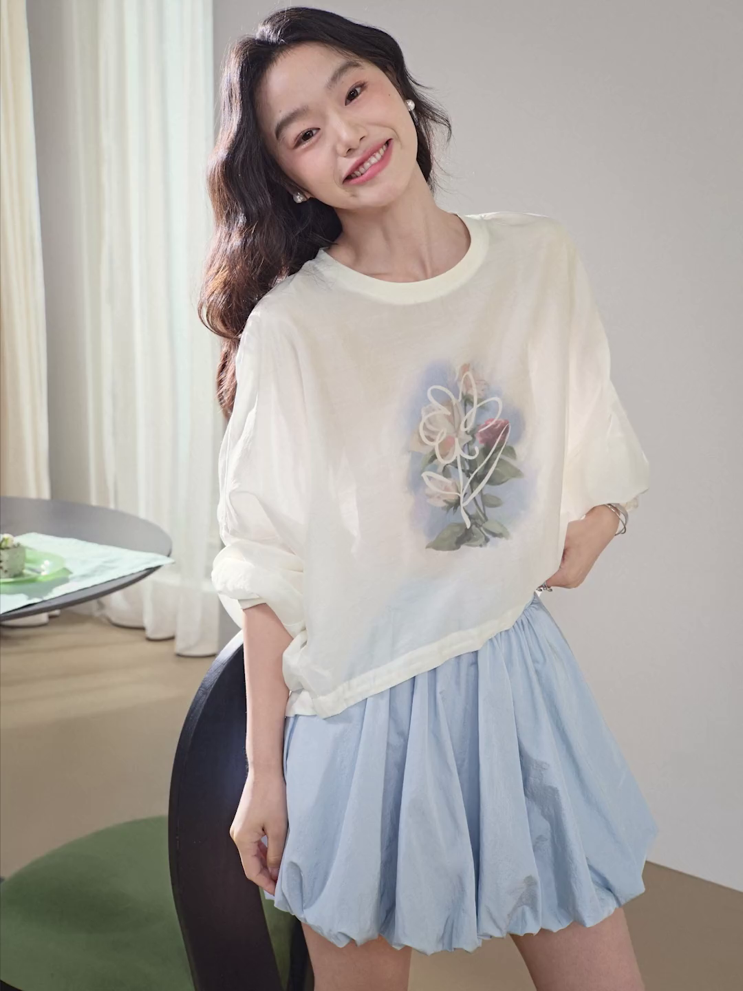 Floral Print Blouse