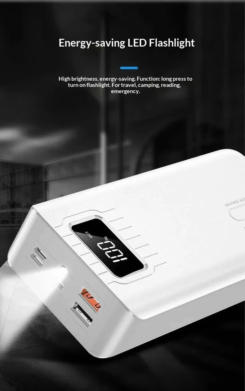 30000mAh Ultra-High Capacity Fast Charge Power Bank