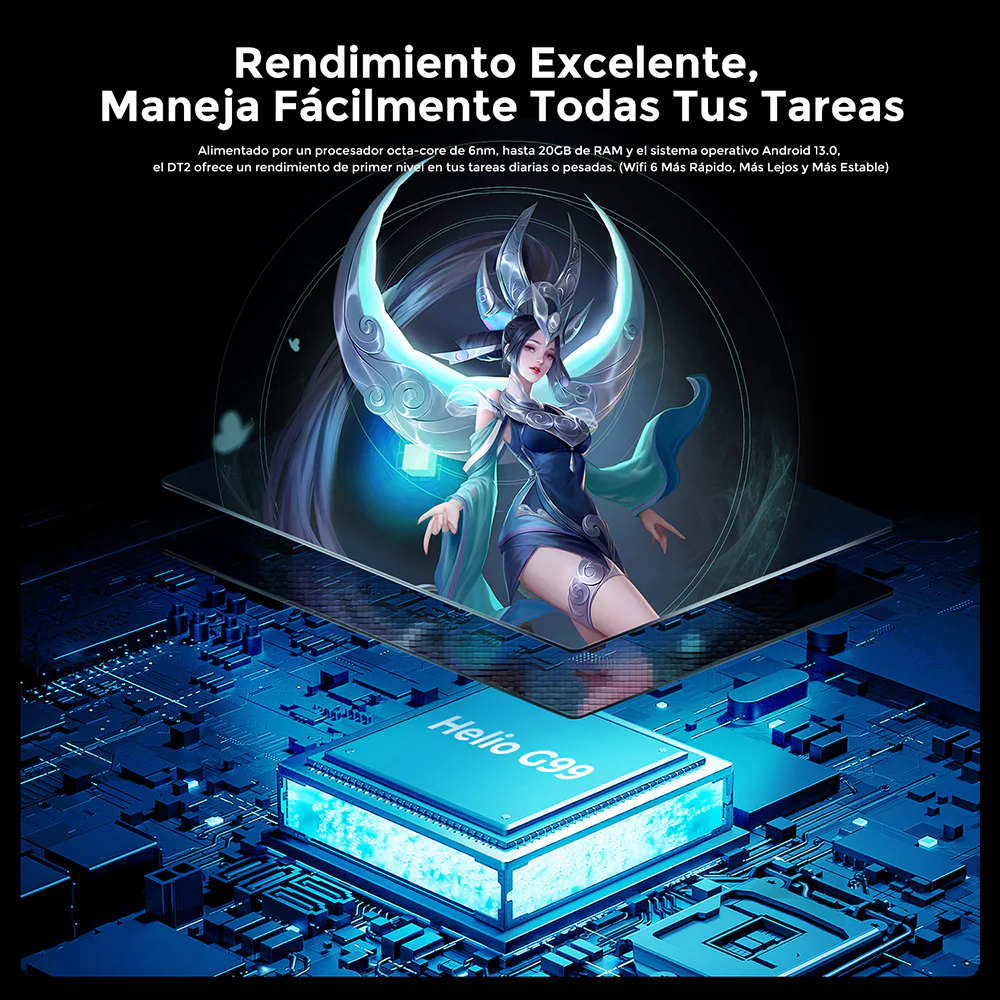 Tablet Fossibot Dt2 10.4 Robusta 22000mah 66w 12gb + 256gb