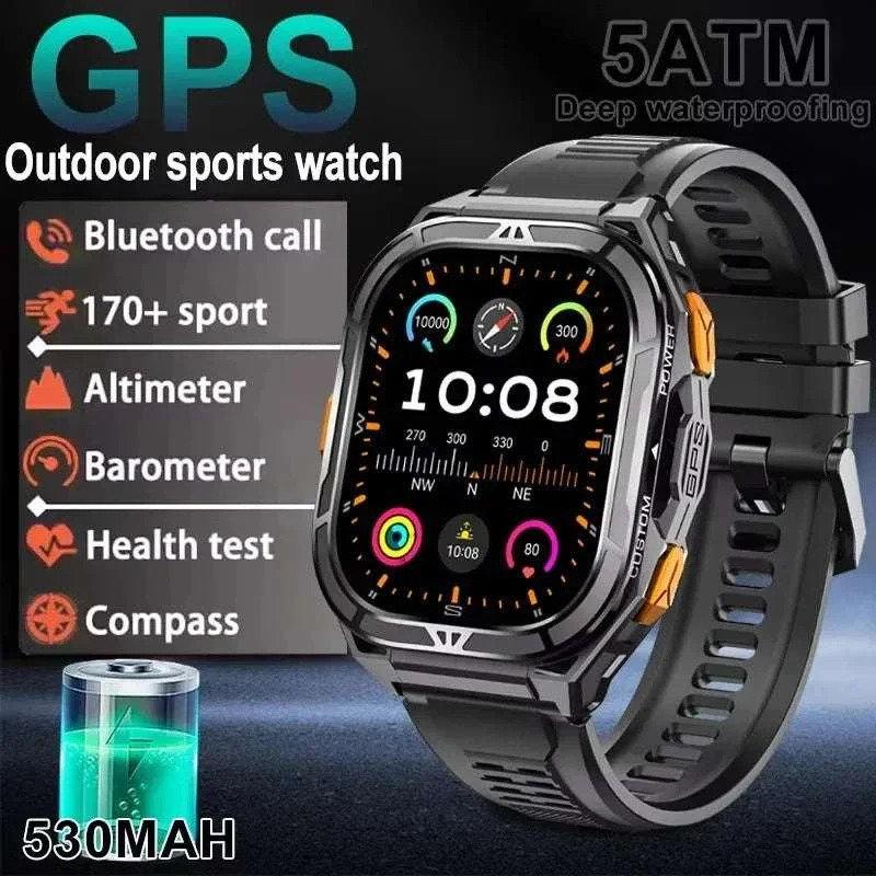 Terra-X GPS Rugged Smartwatch | 1.96
