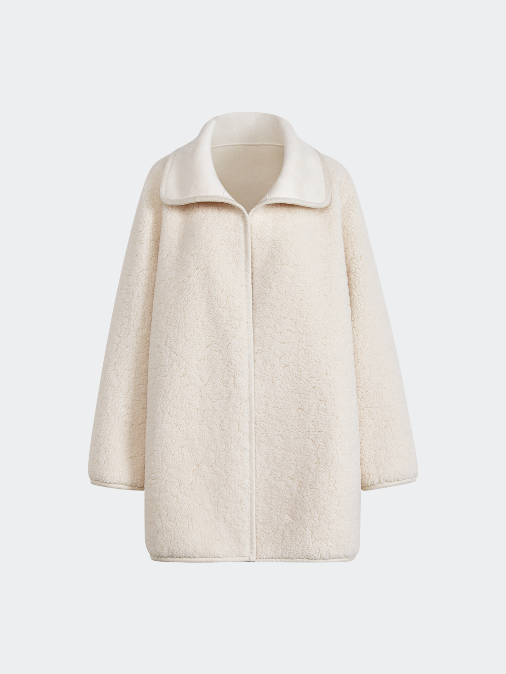Double Layer Mid-Length Coat