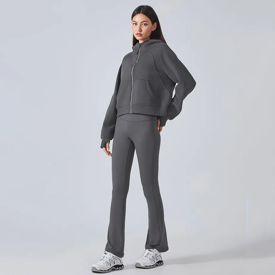 Full Zip Up Hoodie Fall Jacket