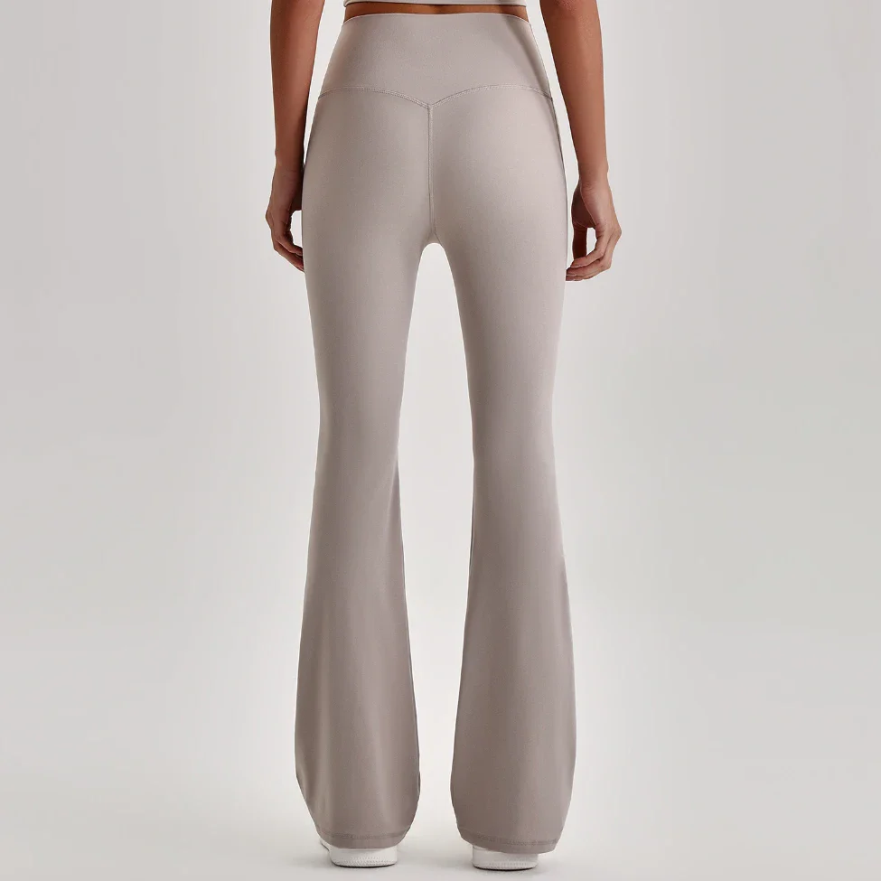 Naked-Feel High-Waisted Flared Yoga Pants