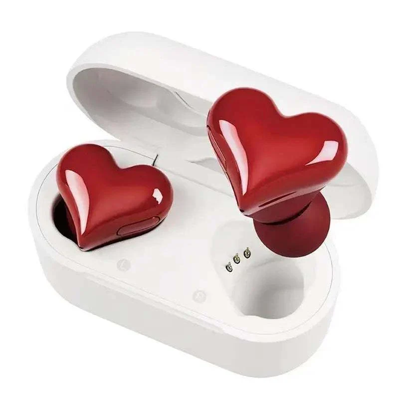 Love Heartbuds Bluetooth 5.3 Wireless Earbuds with HiFi Stereo