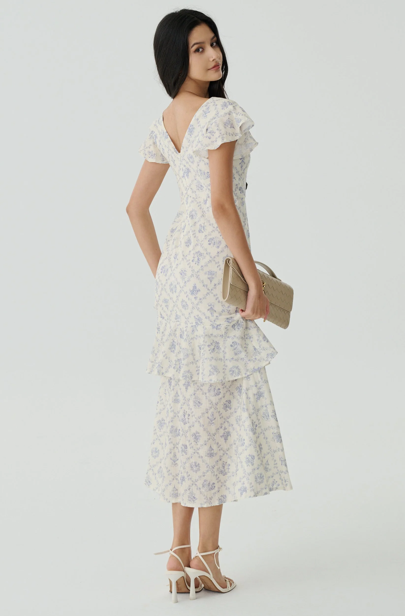 A love letter dress in floral