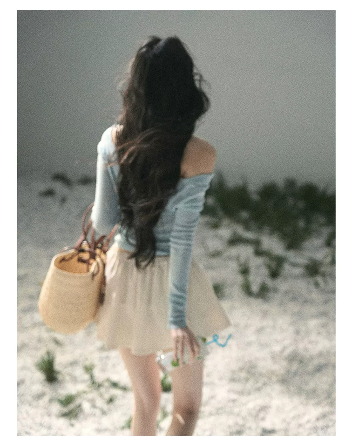 Sugar Frost Off-Shoulder Top