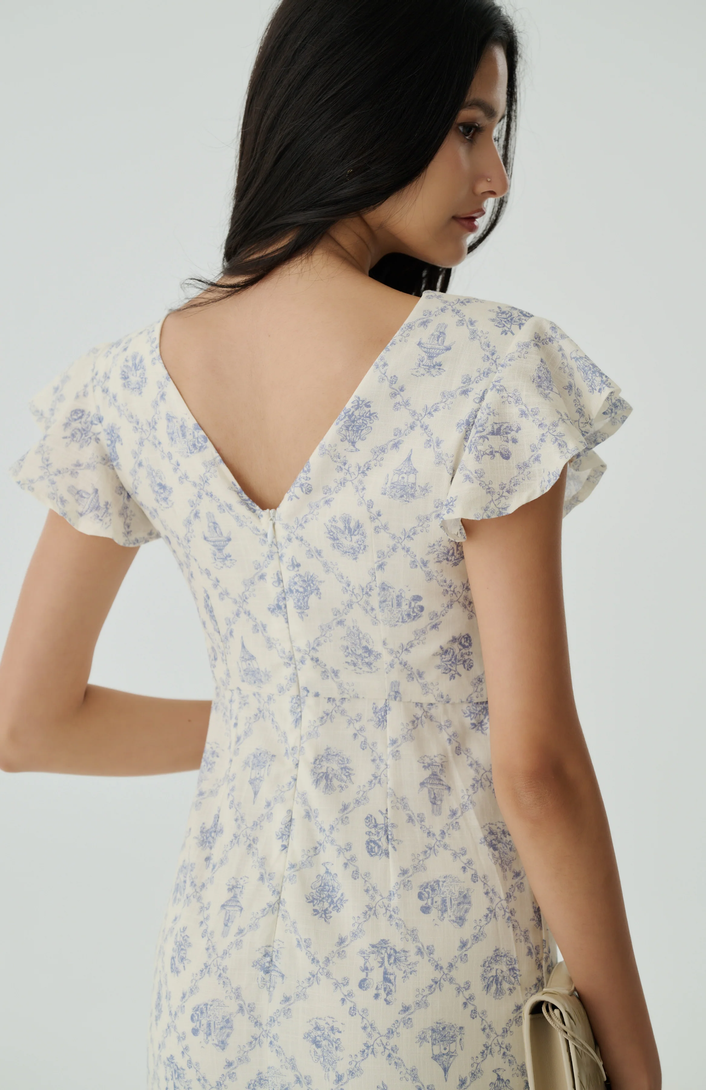 A love letter dress in floral