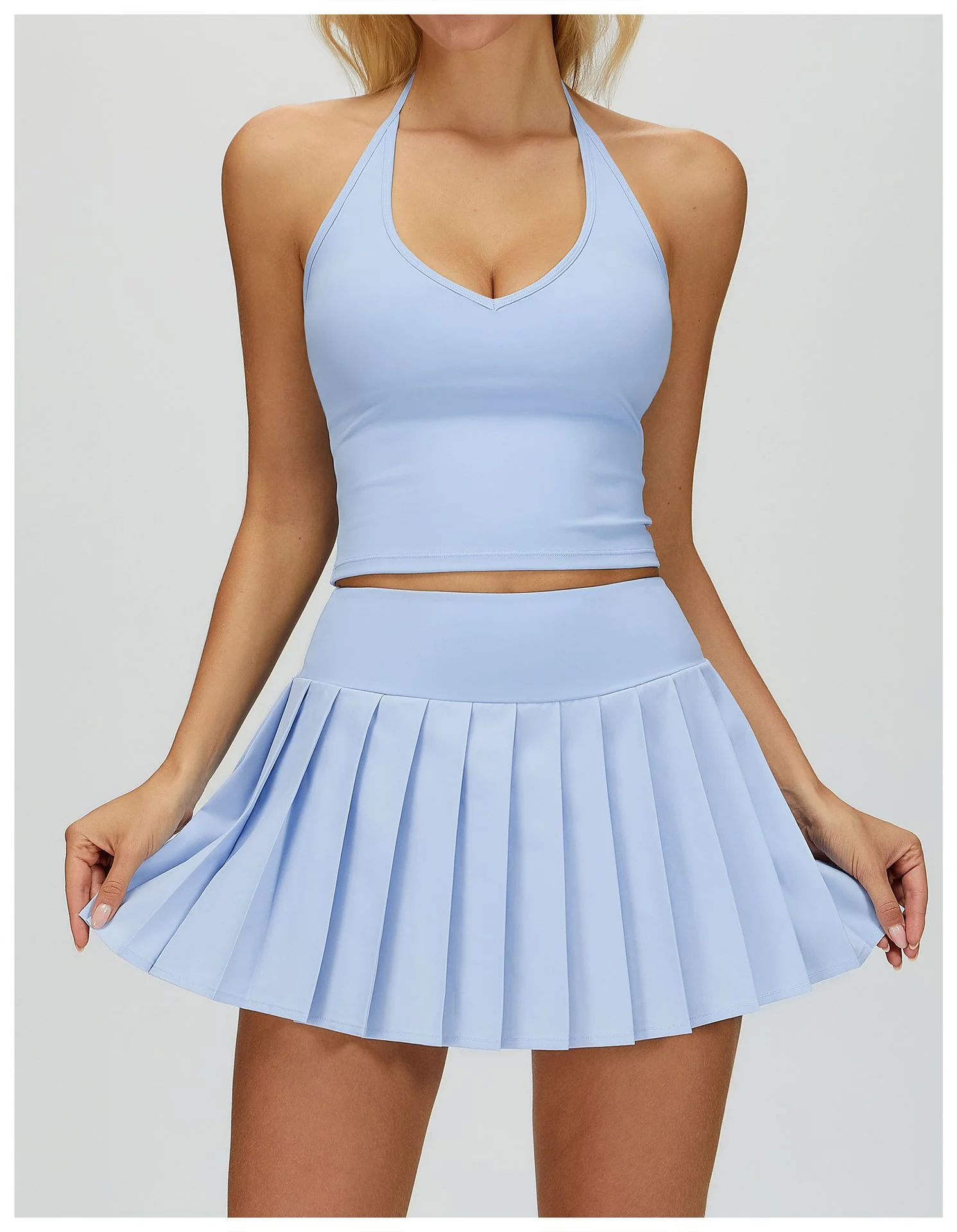 Women's V Neck Halter Tank Top