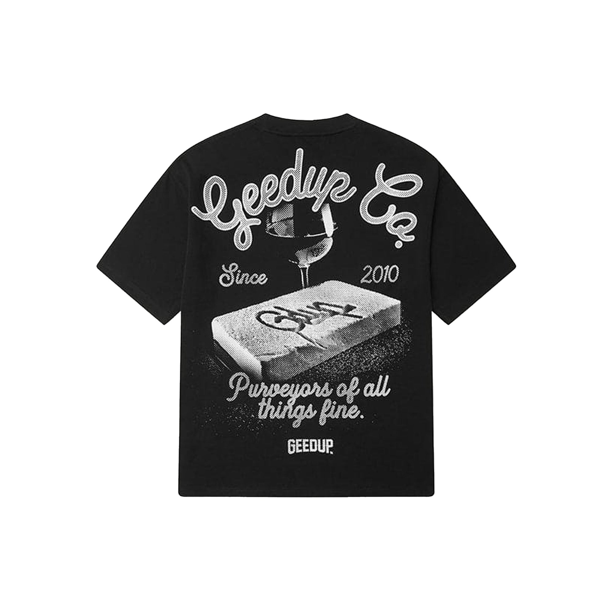 Geedup Merlot Brick T-Shirt 'Washed Black' (2025)