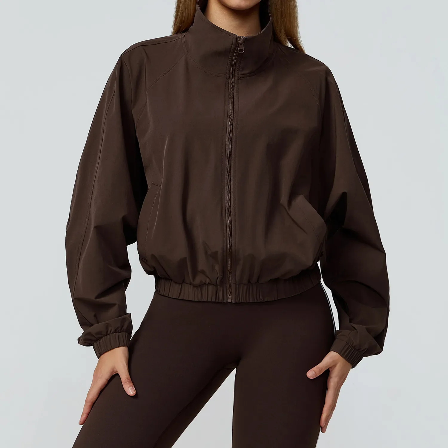 Quick-Dry Stand Collar Sports Jacket for Women