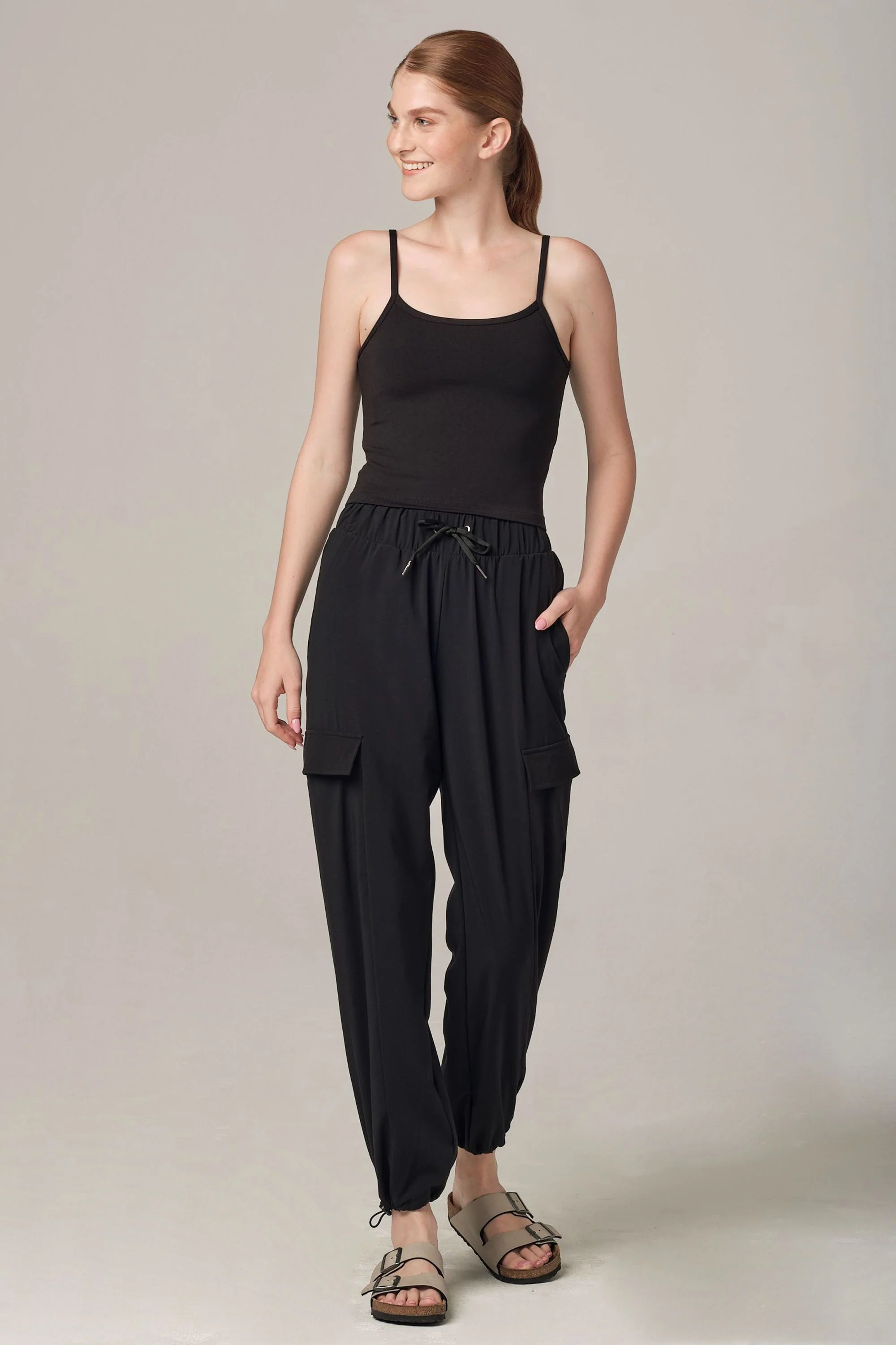 Loosen Up Black Jogger