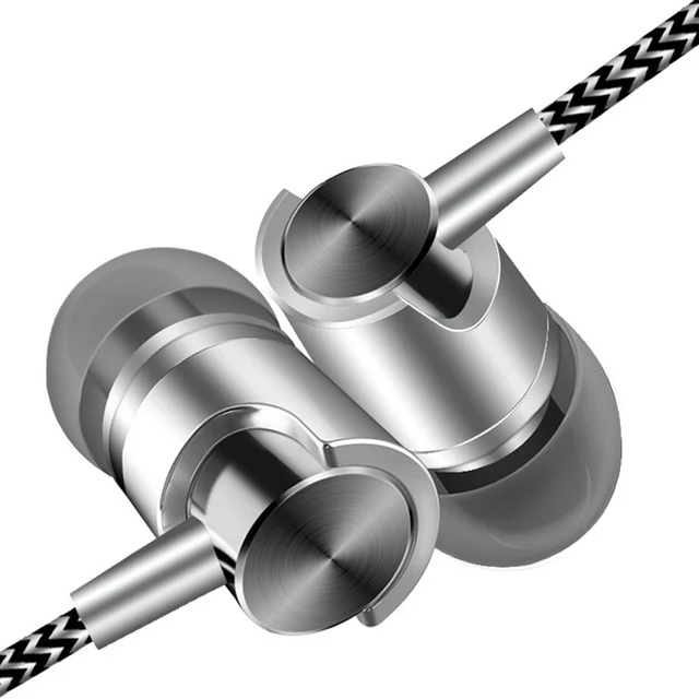 Universal 3.5mm In-Ear Stereo Earbuds Earphone With Mic for iPhone xiaomi huawei Mobile Phone MP3 MP4