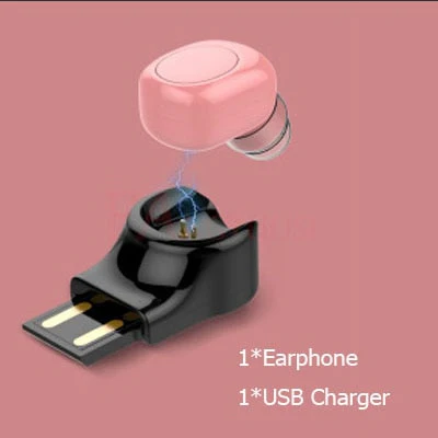 Mini Bluetooth Earphone Wireless Headset stereo earbuds  With Microphone