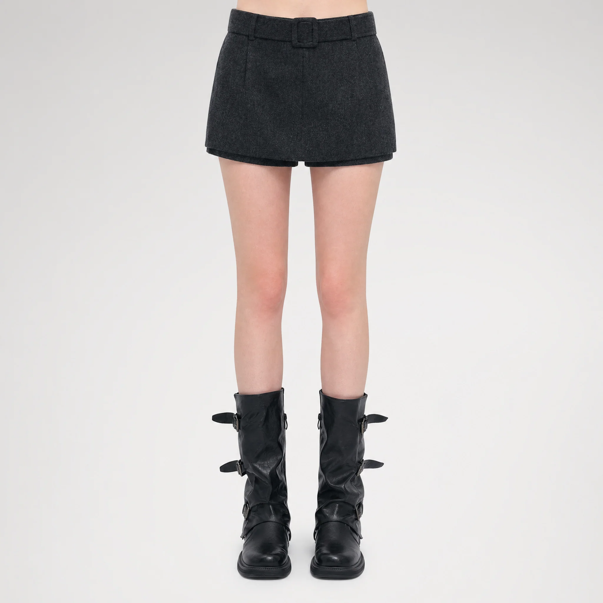 Retro Pattern A-Line Skort