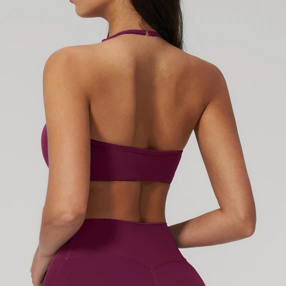 Women's Buttery-Soft U-shaped Halter Yoga Fitness Bra