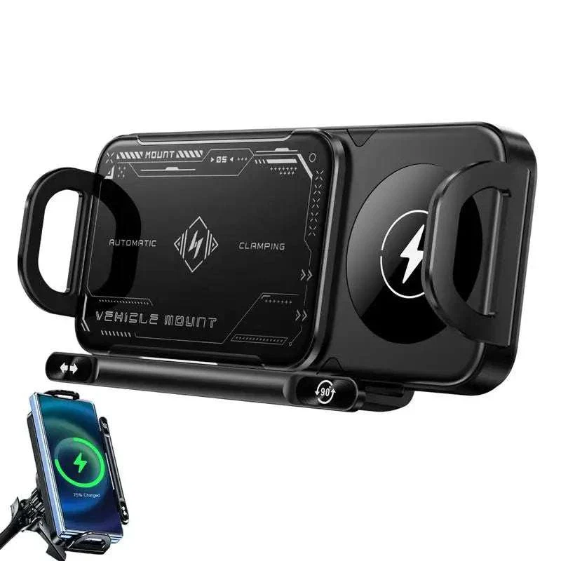 15W Wireless Car Charger Phone Holder (Vent Mount)