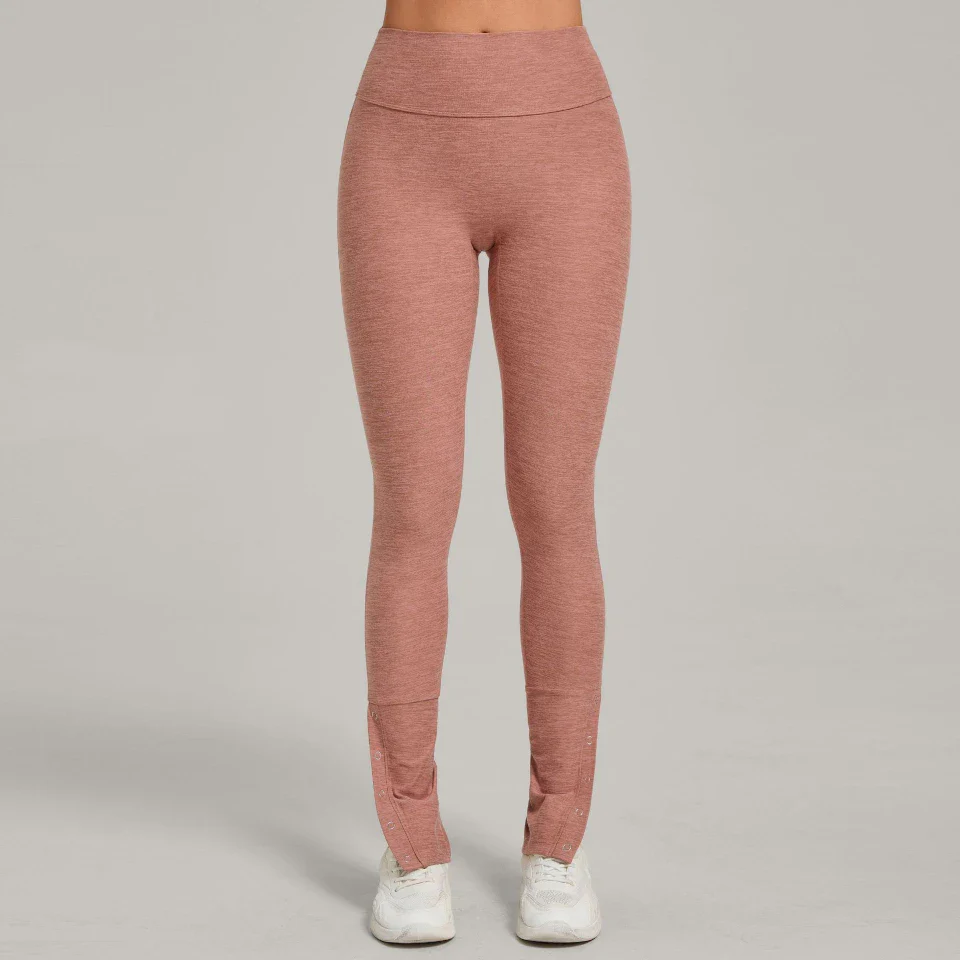 High Waist Slightly Flared Casual Athletic Pants