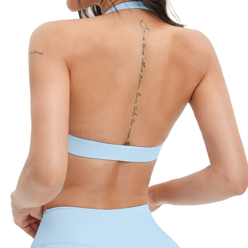 Cross V Shaped Yoga Fitness Bra