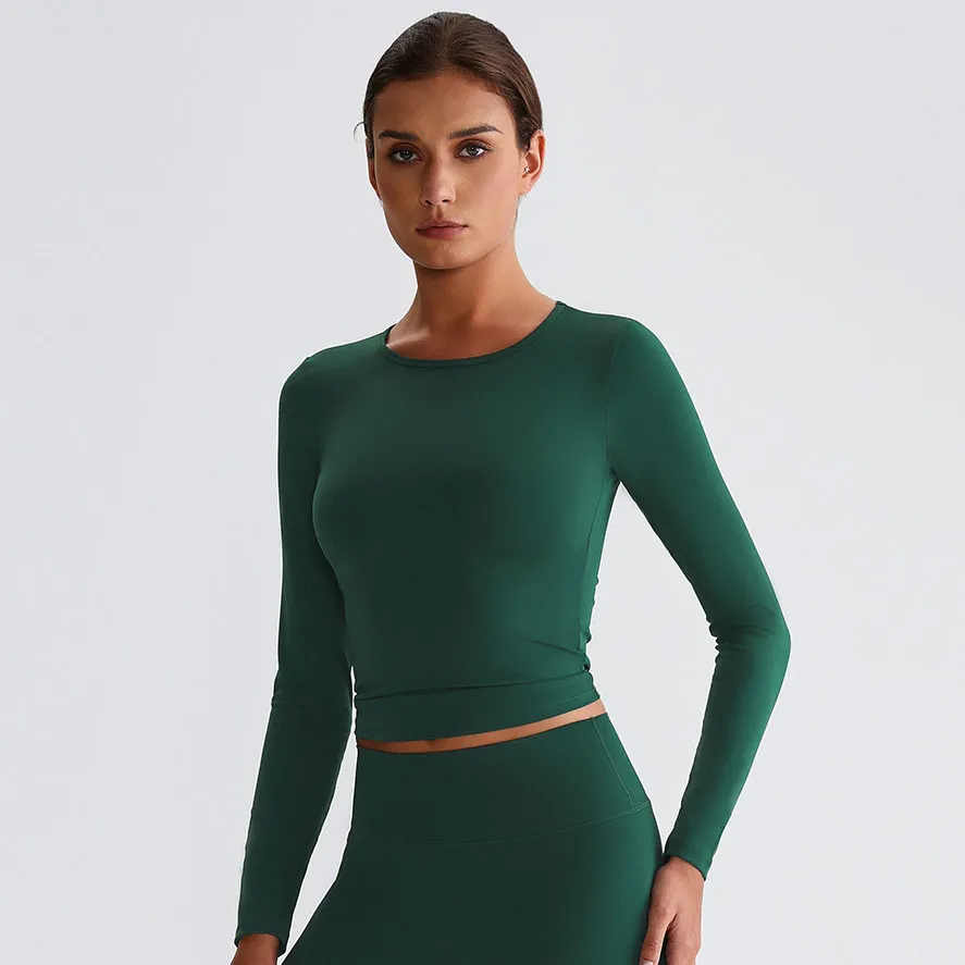 Recycled Slim Fit Yoga Long Sleeve Top