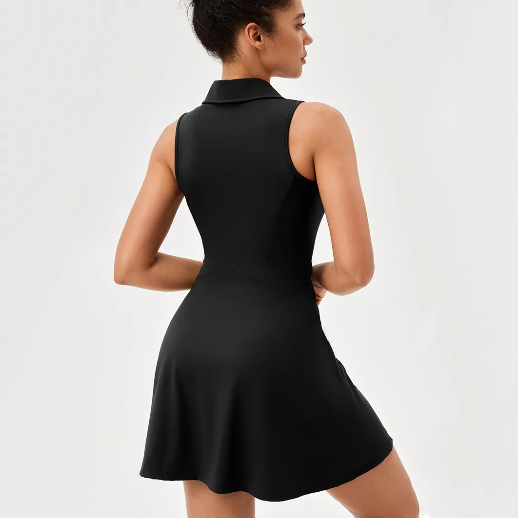 Lapel Tennis Jumpsuit