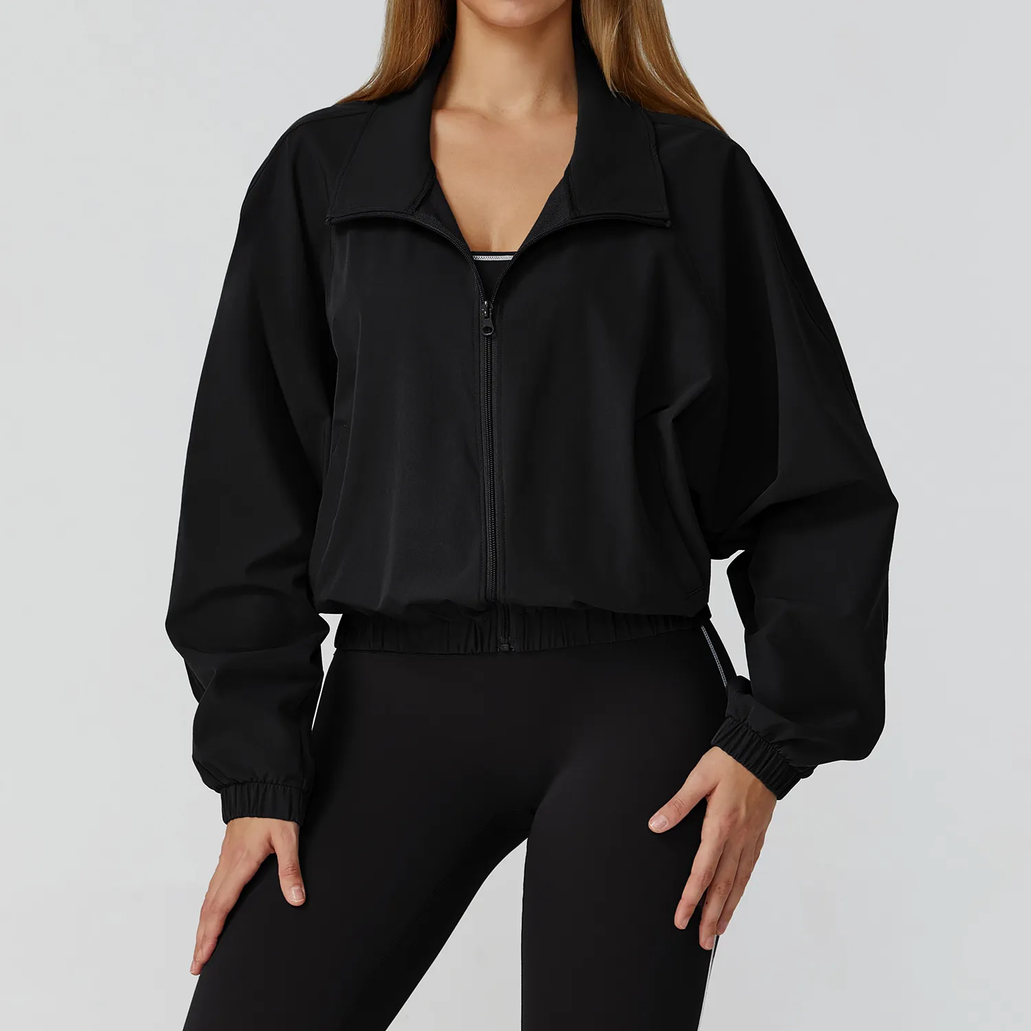 Quick-Dry Stand Collar Sports Jacket for Women