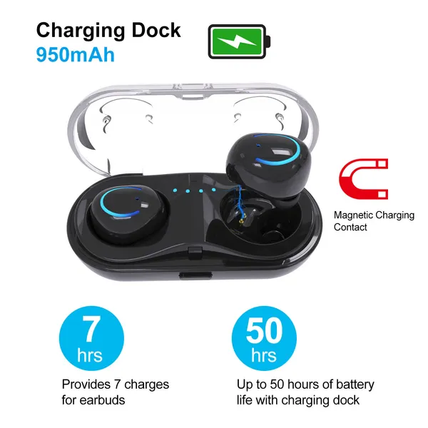 Wireless TWS Stereo Earbuds Earphones Headphone Headset