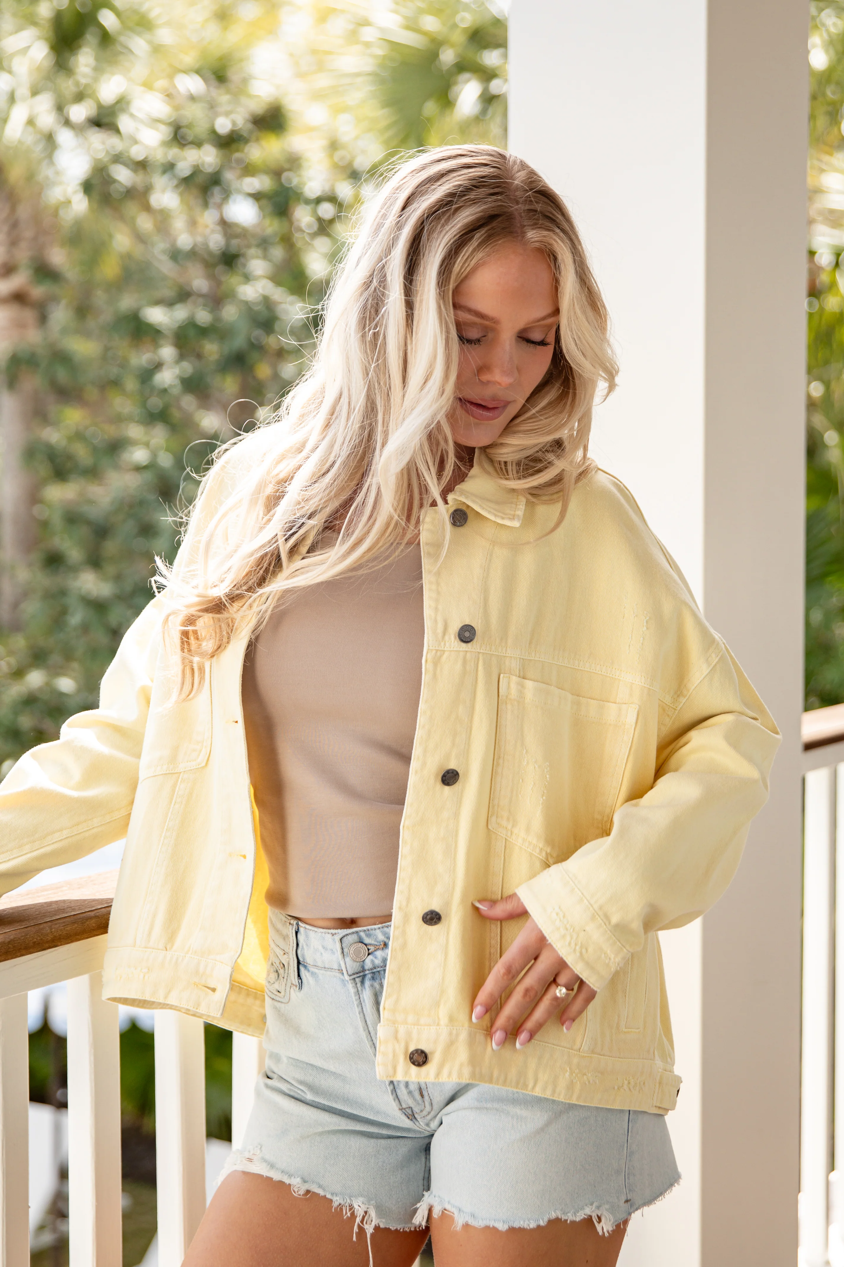Yellow Denim Jacket