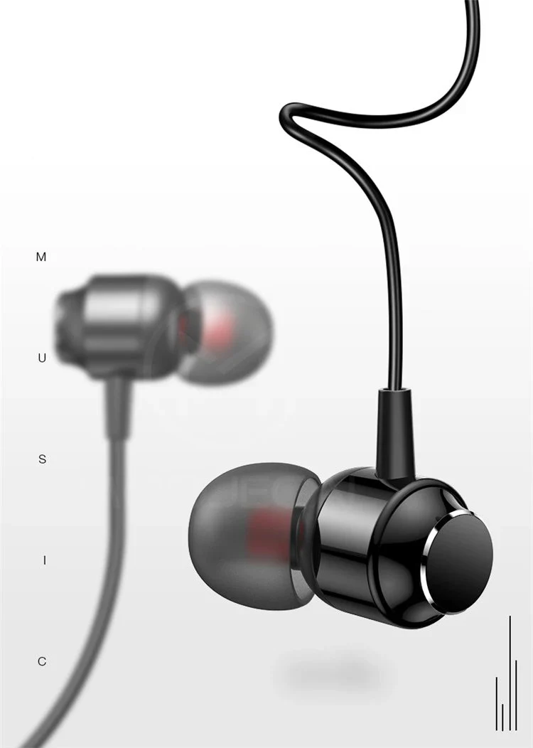 In ear Earphone Wired Super Bass Sound Earbud Headphone with Microphone
