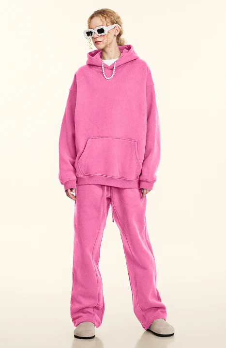 Unisex Plush Straight Leg Sweatpants TH2408