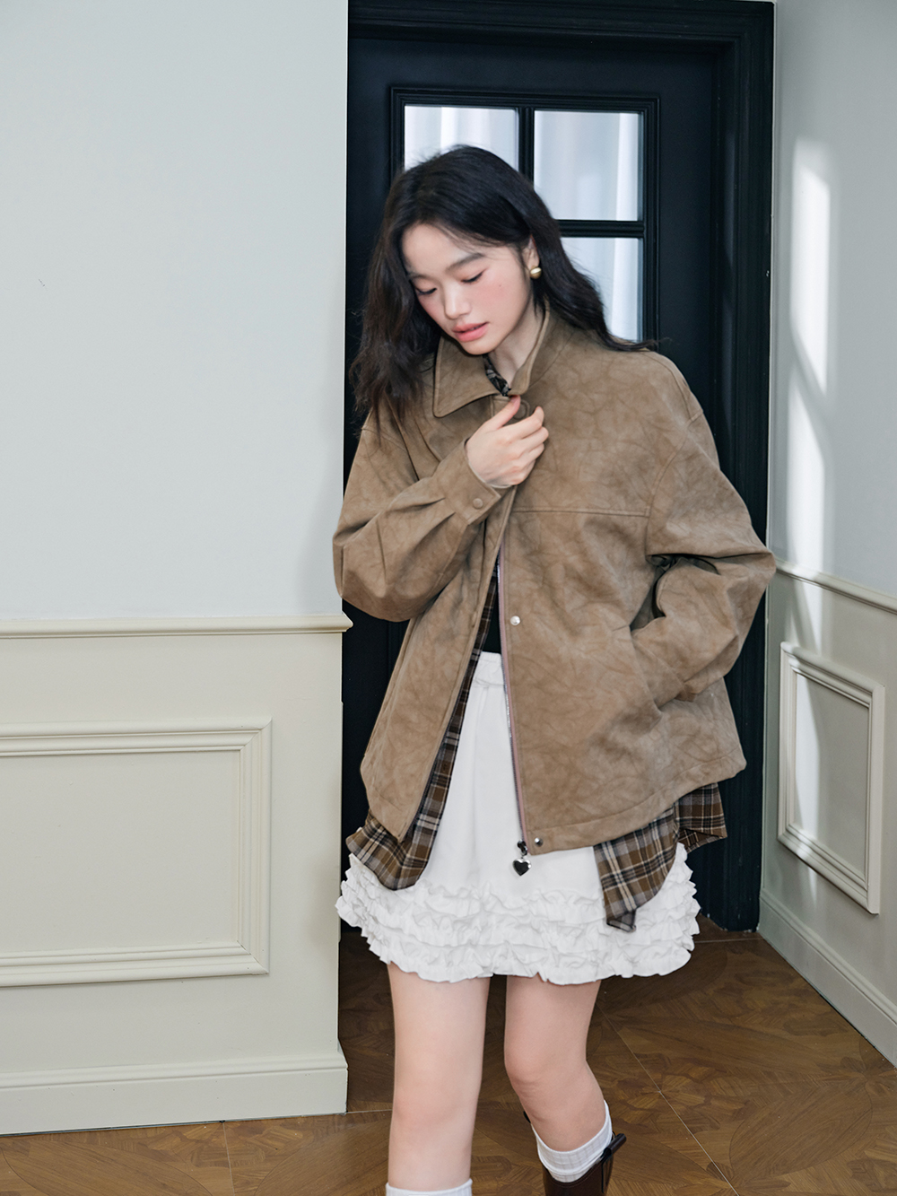 Faux Leather Jacket