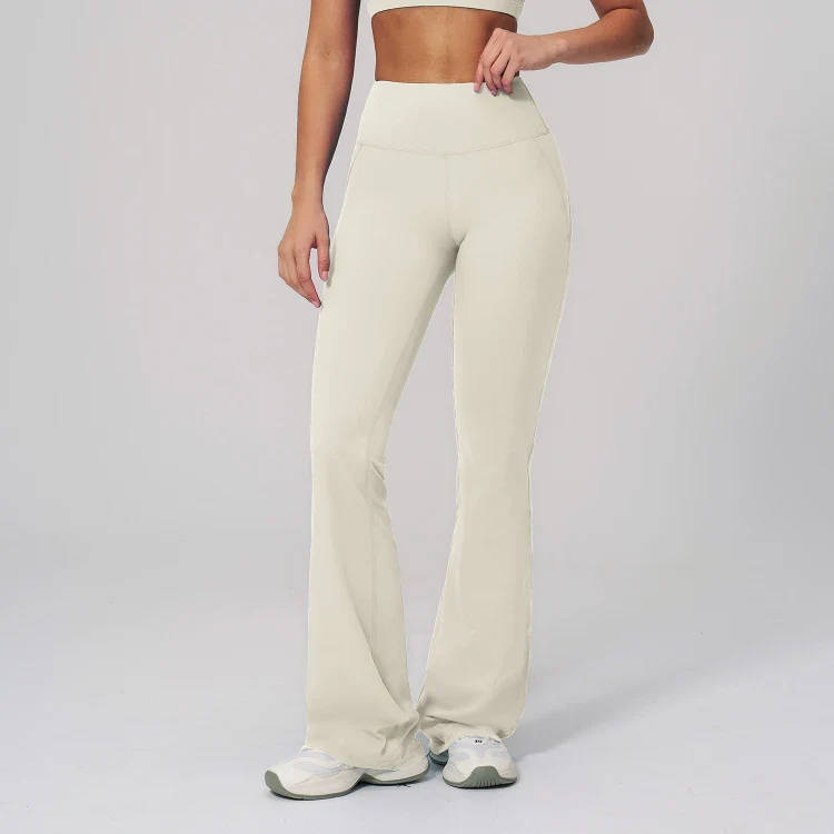 Cloud-Like High Waist Hip Lift Flared Pants