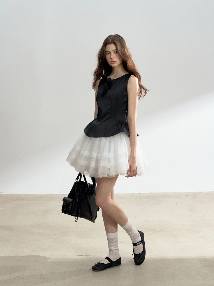 Satin Lace Ballet Dress