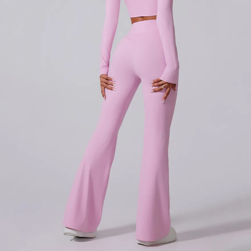 High Waist Flare Pants